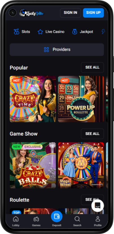 LuckyVibe slots